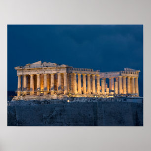 Parthenon. Athen, Griechenland Poster