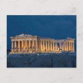 Parthenon. Athen, Griechenland Postkarte (Vorderseite)