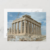 Parthenon - Athen Postkarte (Vorne/Hinten)