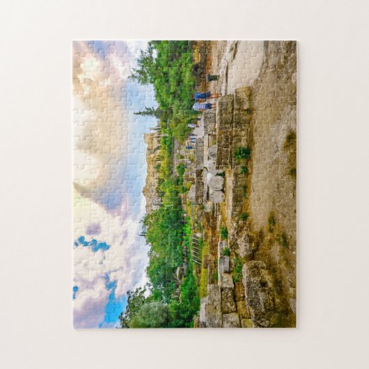 Parthenon Athen. Puzzle (Vertikal)