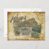 Parthenon Athens Griechenland Denkmalpflege Postka Postkarte (Vorne/Hinten)