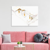 Parthenon Athens Leinwanddruck (Insitu (Wohnzimmer))