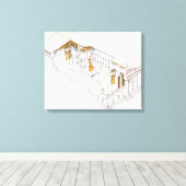 Parthenon Athens Leinwanddruck (Insitu (Holzboden))