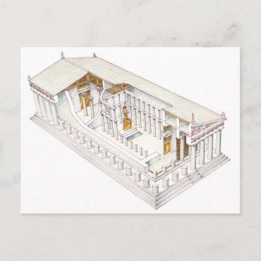 Parthenon Athens Postkarte (Vorderseite)