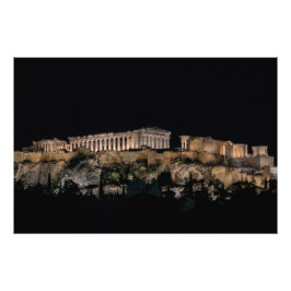Parthenon auf dem Akropolis-Hügel, Athen, Griechen Fotodruck