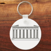 Parthenon der Athener Sehenswürdigkeit Schlüsselanhänger (Vorderseite)