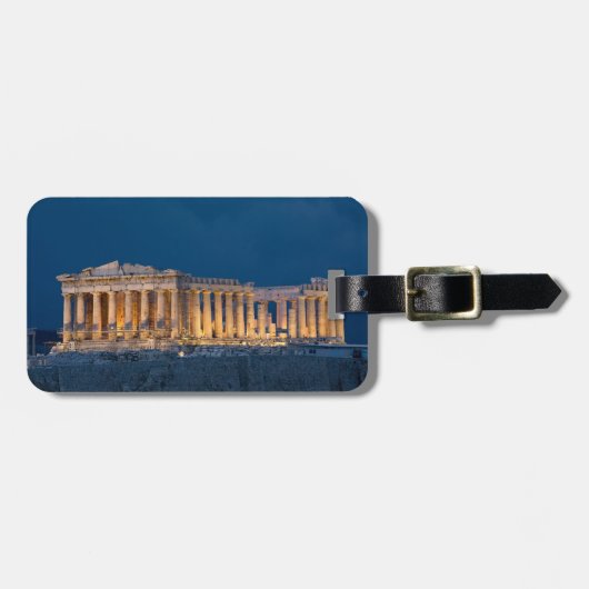 Parthenon Gepäckanhänger (Vorderseite horizontal)