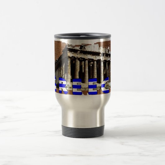 Parthenon Griechenland Reisebecher (Mittel)