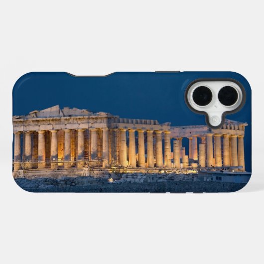 Parthenon iPhone Hülle (Rückseite (Horizontal))