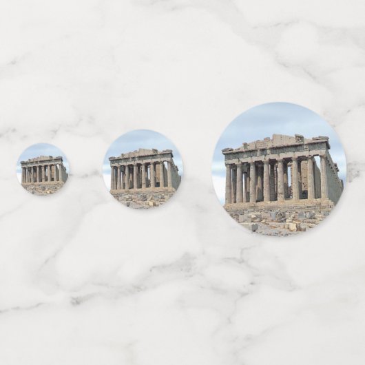 Parthenon Konfetti (Rückseiten)