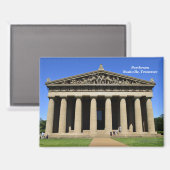 Parthenon Nashville Tennessee Magnet (Vorderseite/Rückseite)