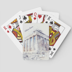Parthenon Poker Cards - Artistic Athens Spielkarten