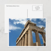 Parthenon Postkarte (Vorne/Hinten)