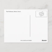 Parthenon Postkarte (Rückseite)