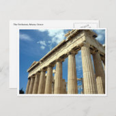 Parthenon Postkarte (Vorne/Hinten)