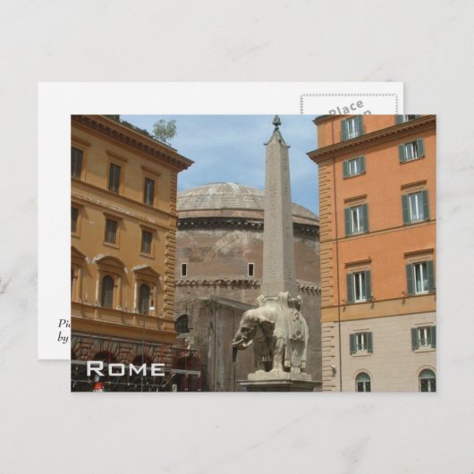 Parthenon - Rom Postkarte (Vorne/Hinten)