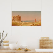 Parthenon Ruins - Sanford Gifford Fine Art Poster (Küche)
