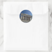 Parthenon Runder Aufkleber (Tasche)
