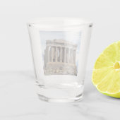 Parthenon Schnapsglas (Rückseite)