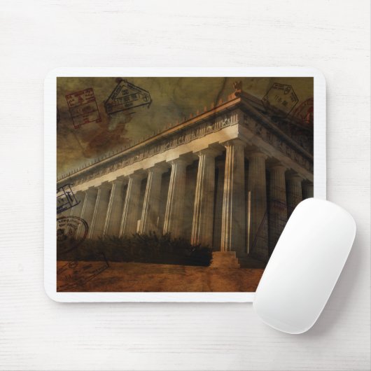Parthenon, Tempel von Athene Mousepad (Mit Mouse)