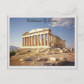 Parthenon von Athen Postkarte (Vorderseite)