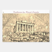 Parthenon von Mirsat Karabel Wrapping Paper Sheets Geschenkpapier Set (Vorderseite 2)