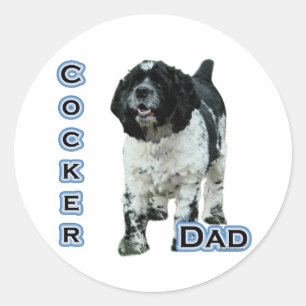 Parti Cocker Spaniel Vater 4 - Aufkleber