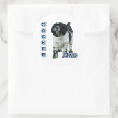 Parti Cocker Spaniel Vater 4 - Aufkleber (Tasche)