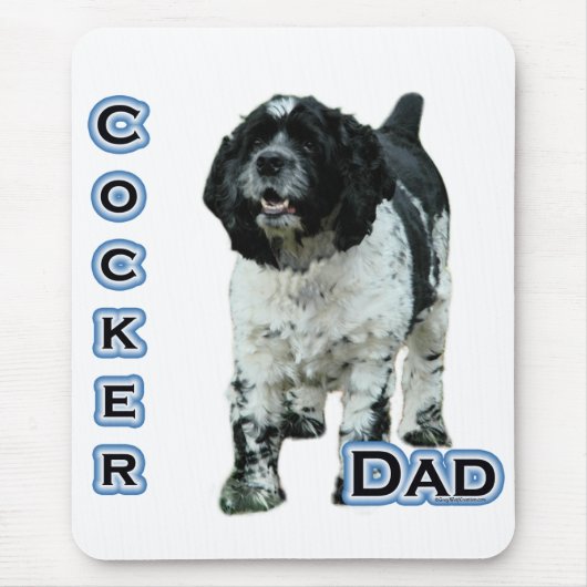 Parti Cocker Spaniel Vater 4 Mousepad (Vorne)