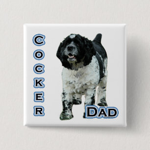 Parti Cocker Spaniel Vater 4 - Schaltfläche Button