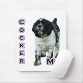 Parti Cocker Spanische Mama; Mama von Cocker Spani Mousepad (Mit Mouse)