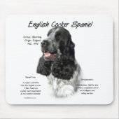 Parti English Cocker Spanische Geschichte Mousepad (Vorne)