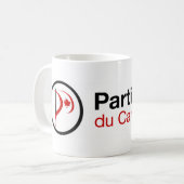 Parti Pirat DU Kanada Kaffeetasse (Vorderseite Links)