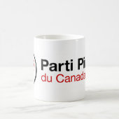 Parti Pirat DU Kanada Kaffeetasse (Mittel)