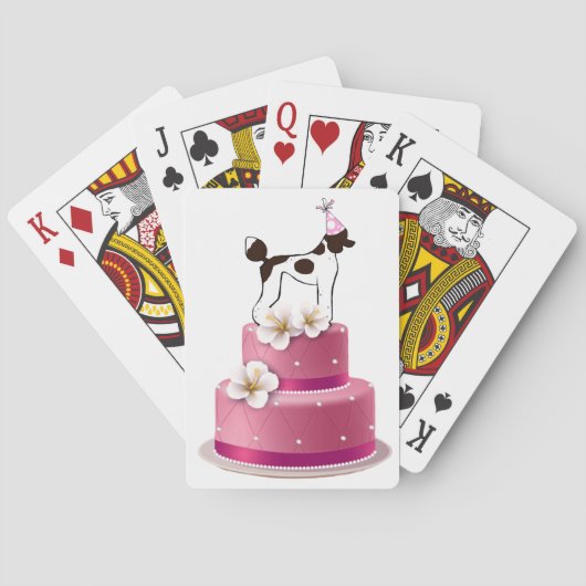 Parti-Poodle-Karten Spielkarten (Rückseite)