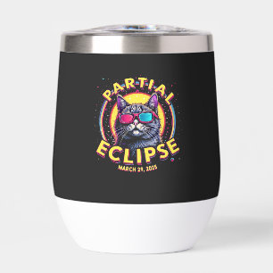 Partial Eclipse 2025 Cat Astronomie KItten Lovers