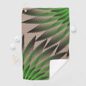 Partial Green Ferns Golfhandtuch (Insitu)