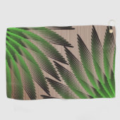 Partial Green Ferns Golfhandtuch (Horizontal)