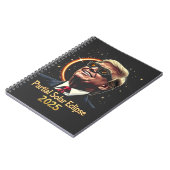 Partial Solar Eclipse 2025 Astronomie Trump Notizblock (Linke Seite)
