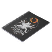 Partial Solar Eclipse 2025 Axolotl Amphibian Notizblock (Linke Seite)