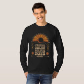 Partial Solar Eclipse 2025 Quebec Kanada T-Shirt (Vorne ganz)