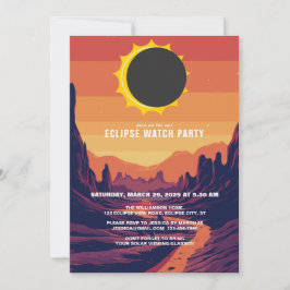 Partial Solar Eclipse 2025 Watch-Party Einladung