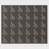 Partial Solar Eclipse New Jersey 2025 Geschenkpapier (Flach)