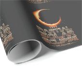 Partial Solar Eclipse New Jersey 2025 Geschenkpapier (Rolleneckpunkt)