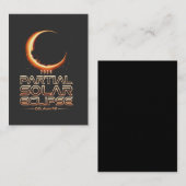 Partial Solar Eclipse New Jersey 2025 Mitteilungskarte (Vorne/Hinten)