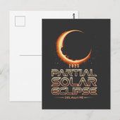 Partial Solar Eclipse New Jersey 2025 Postkarte (Vorne/Hinten)