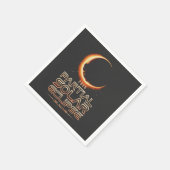 Partial Solar Eclipse New Jersey 2025 Serviette (Ecke)