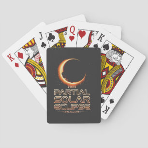 Partial Solar Eclipse New Jersey 2025 Spielkarten