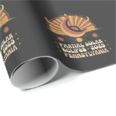 Partial Solar Eclipse Pennsylvania 2025 Geschenkpapier (Rolleneckpunkt)
