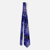 Particle Bouquet Necktie Krawatte (Rückseite)